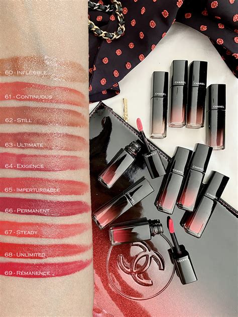 chanel rouge allure charnel|chanel rouge allure laque swatches.